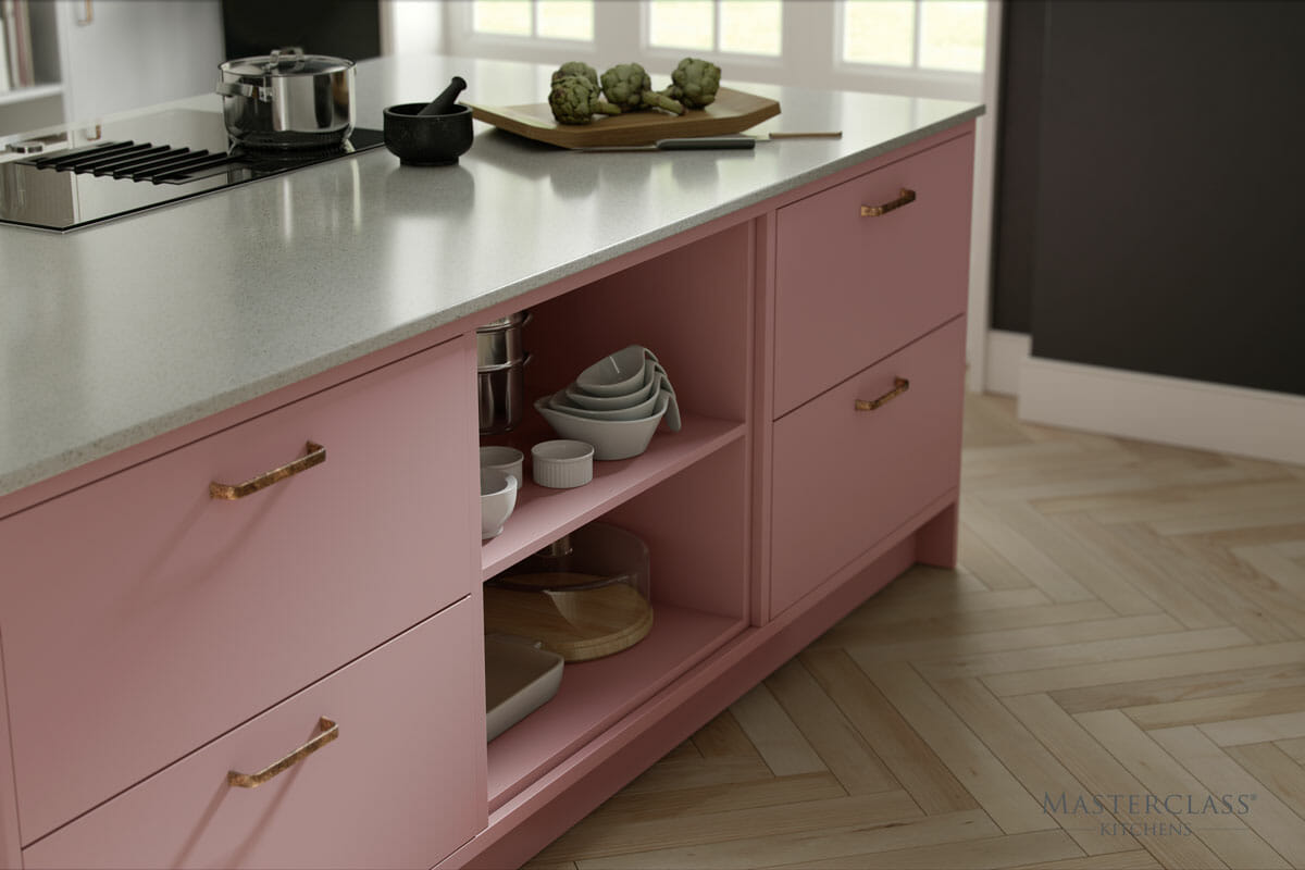 Metallic kitchen design East Devon