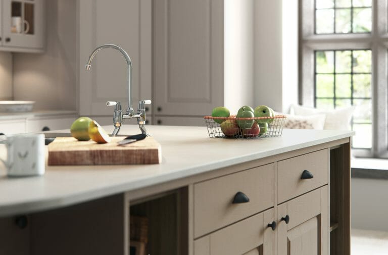 Stone Grey Traditional Kitchen